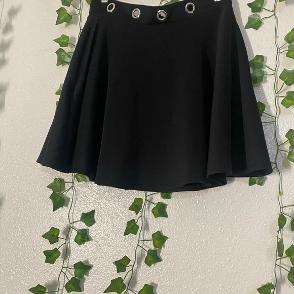 Black HOTTOPlC
Ring Skater Skirt - Picture 2 of 9